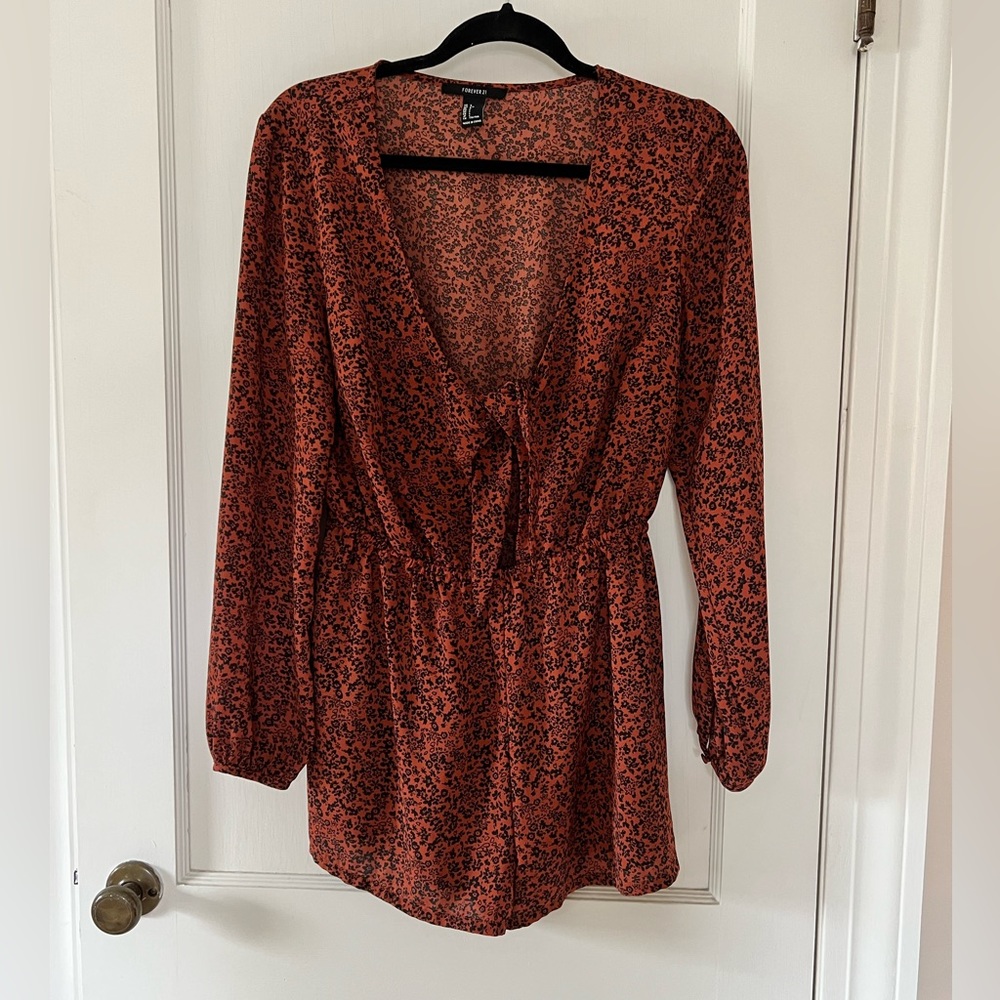 Long sleeve romper